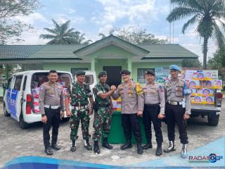Kapolres Langkat Kirim Bantuan Logistik untuk Satgas Pamtas RI-PNG 2025
